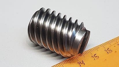 Пример токарной работы - червяк многозаходный сталь 40Х